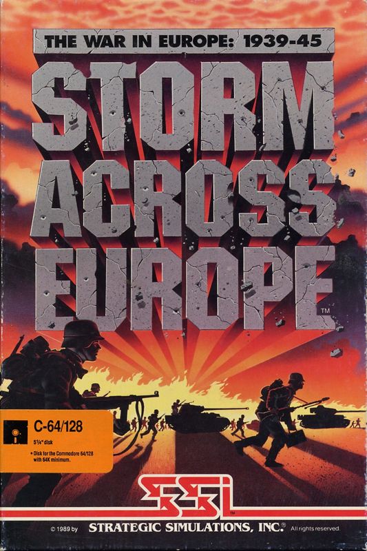 Storm Across Europe box art for Amiga